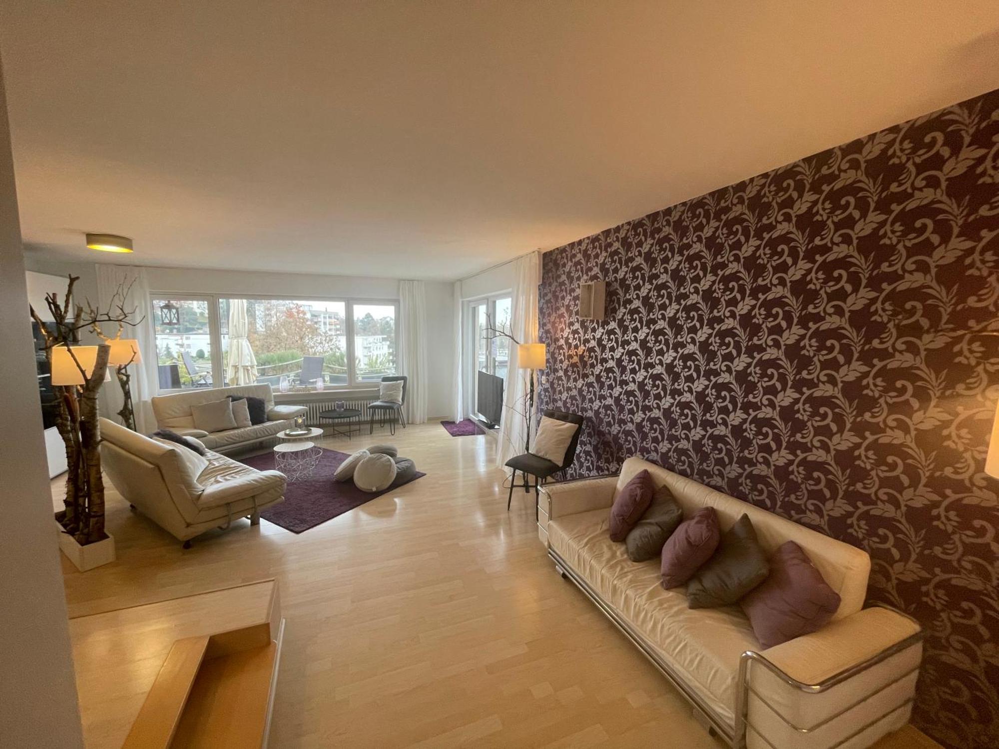 Penthouse - 3 Schlafzimmer- Sonnige Dachterrasse -Whirlpool & Alpenblick - Perfekt Fuer Romantik Oder Familienurlaub Mit Kind, Hund Willkommen - By Ferienwohnenamsee - Uberlingen Zewnętrze zdjęcie