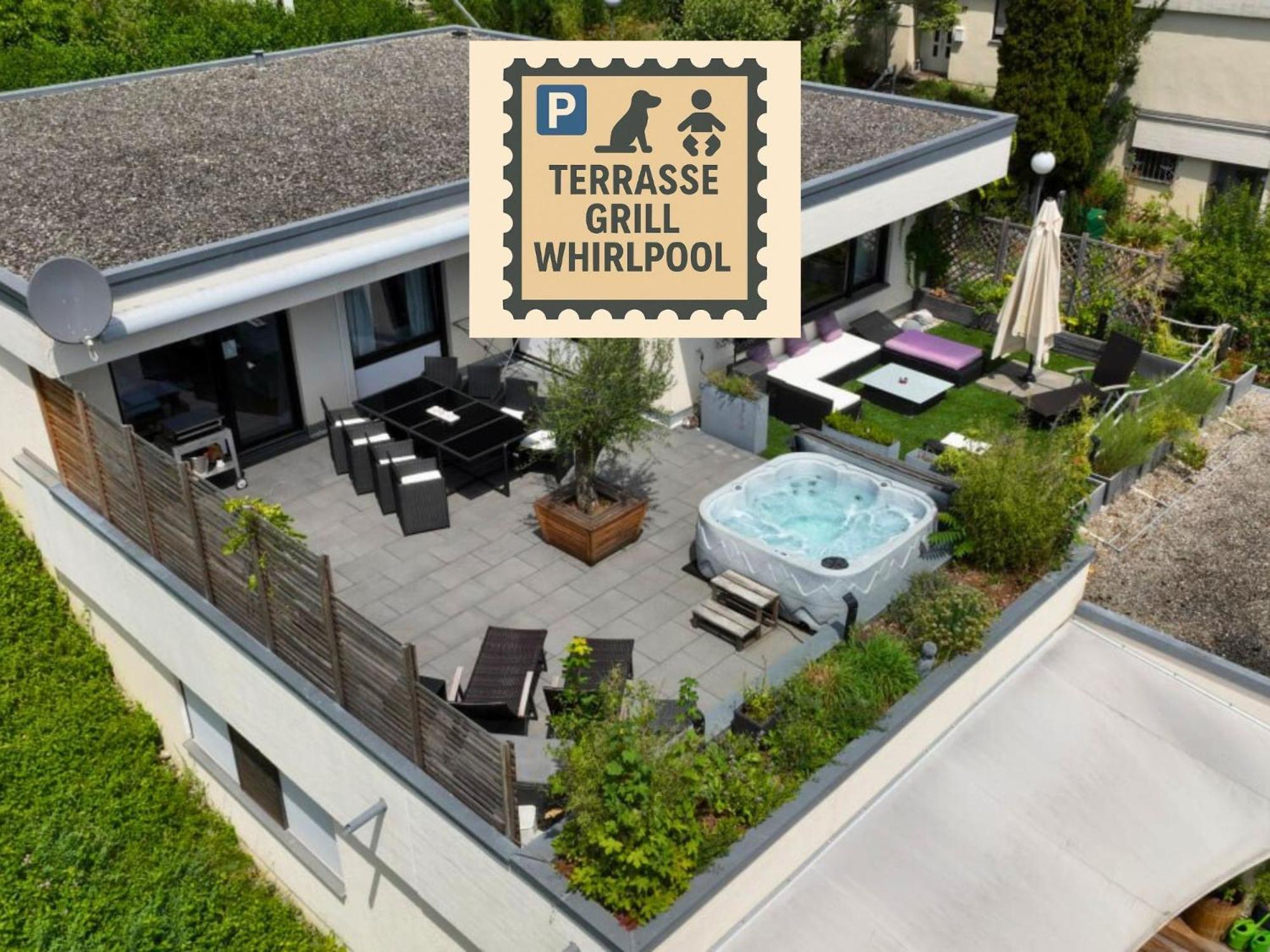 Penthouse - 3 Schlafzimmer- Sonnige Dachterrasse -Whirlpool & Alpenblick - Perfekt Fuer Romantik Oder Familienurlaub Mit Kind, Hund Willkommen - By Ferienwohnenamsee - Uberlingen Zewnętrze zdjęcie